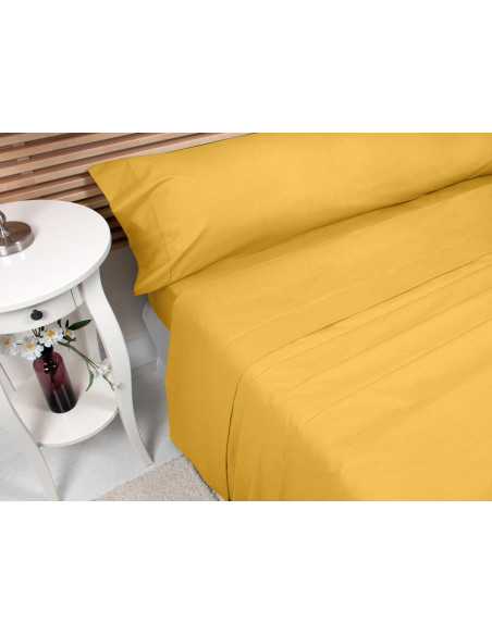 Sábana Bajera MB Actual Amarillo | Sábana ajustable | Revitex online