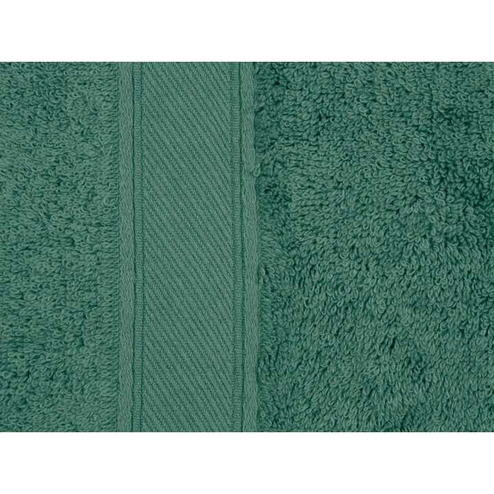 Toalla Rizo Estela Verde Botella | Toalla algodón 100% Barata | Revitex