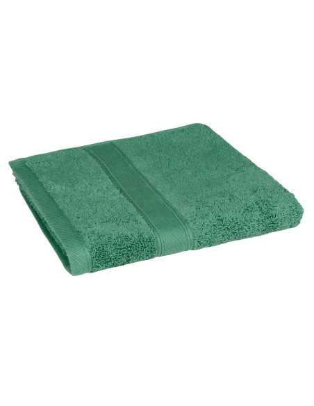 Toalla Rizo Estela Verde Botella | Toalla algodón 100% Barata | Revitex