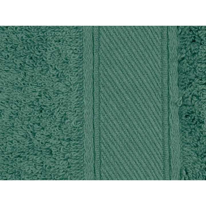 Toalla Rizo Estela Verde Botella | Toalla algodón 100% Barata | Revitex