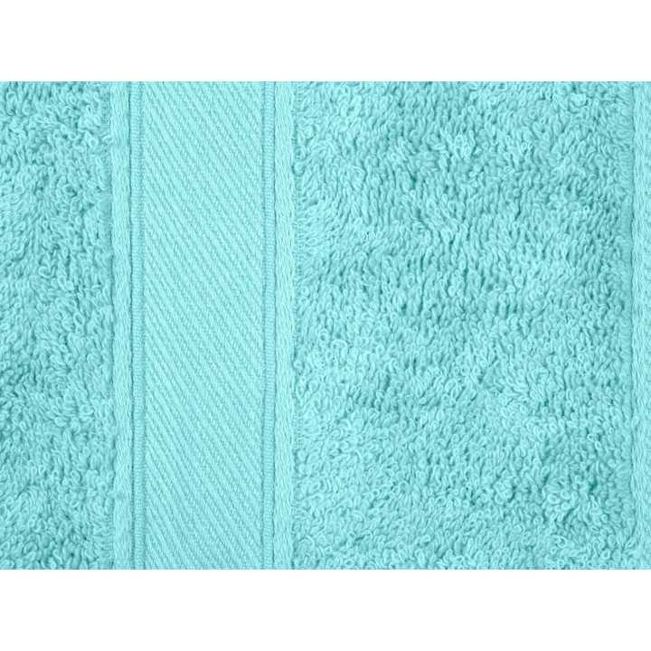 Toalla Rizo Estela Verde Agua | Toalla algodón 100% Barata | Revitex