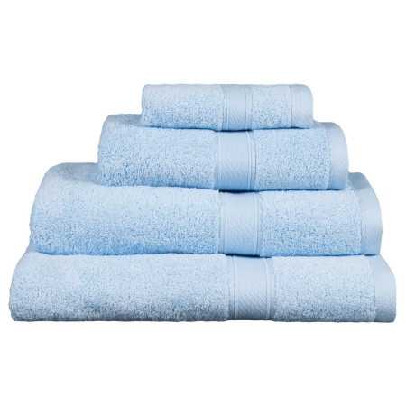 Toalla Rizo Estela Azul Claro| Toalla algodón 100% Barata | Revitex