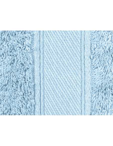 Toalla Rizo Estela Azul Claro| Toalla algodón 100% Barata | Revitex