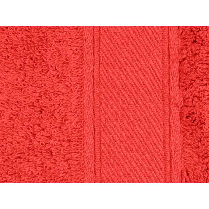 Toalha de turco Estela Vermelho| Toalha 100 algodão% Barato | Revitex