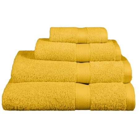Toalla Rizo Estela Amarillo | Toalla algodón 100% Barata | Revitex