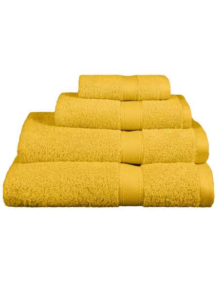 Toalla Rizo Estela Amarillo | Toalla algodón 100% Barata | Revitex