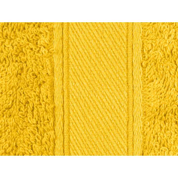 Toalla Rizo Estela Amarillo | Toalla algodón 100% Barata | Revitex