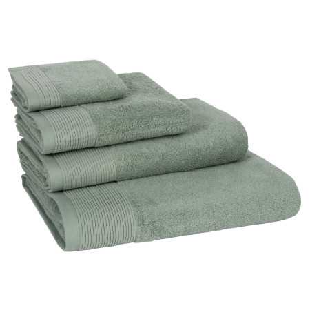 Toalha em turco Valeria Verde | conjunto de toalhas barato | Revitex