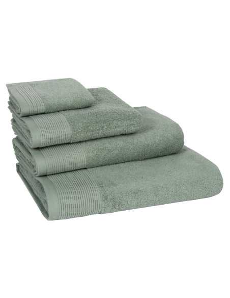 Toalla Rizo Valeria Verde | Juego toallas barato | Revitex online