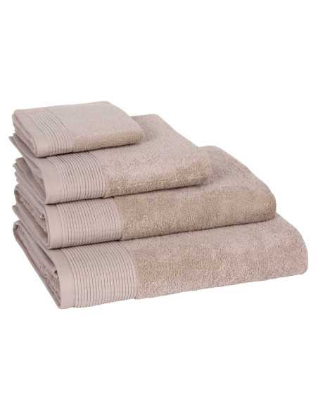 Toalla Rizo Valeria Beige | Juego toallas barato | Revitex online