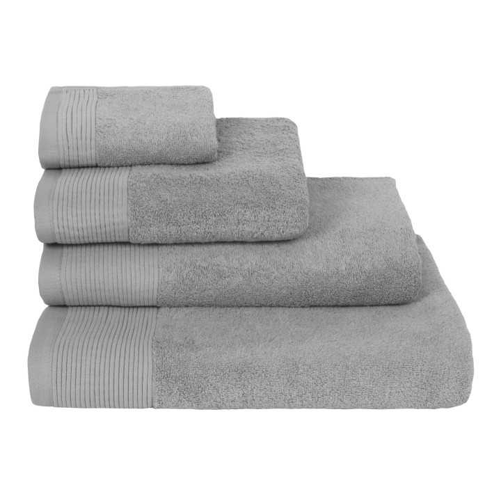 Toalla Rizo Valeria Gris | Juego toallas barato | Revitex online