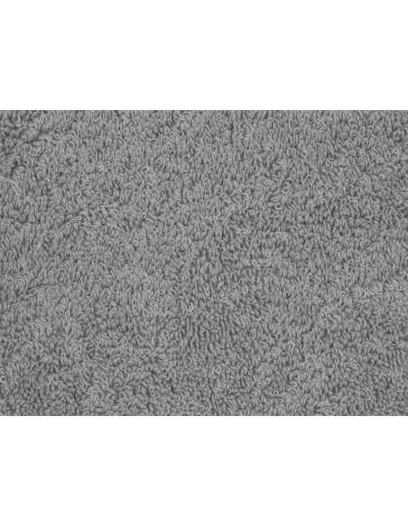 Toalha felpuda Valeria Cinza | Conjunto de toalhas barato | Revitex