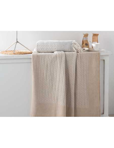 Plaid Ecológico Ananda| Manta Sofá o Pies de Cama Barata | Revitex