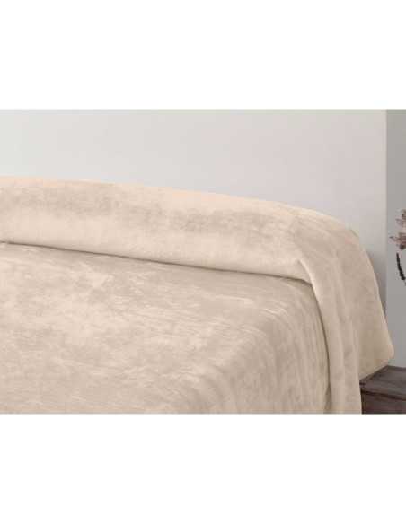 Manta Terciopelo lisa | Manta invierno dormitorio | Revitex online