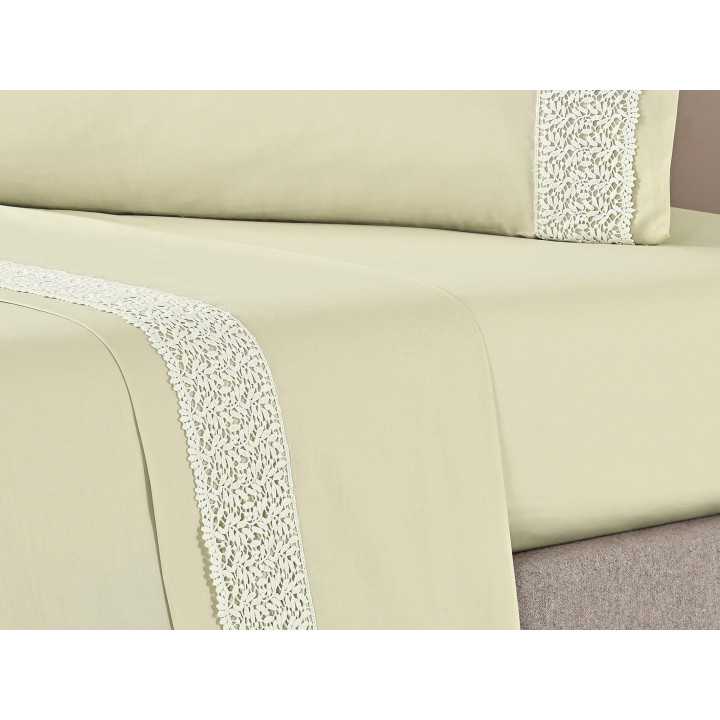 Juego de Sábanas 100% algodón 4 hilos Percal Ariel| Sábanas Hostelería