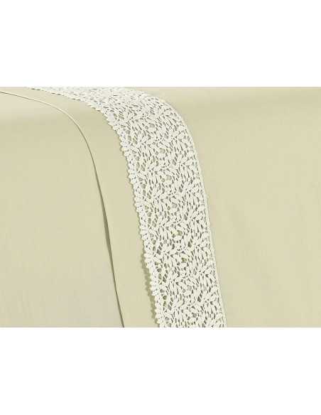 Conjunto de lençóis 100% algodão 4 fios Percal Ariel| Folhas de hospitalidade