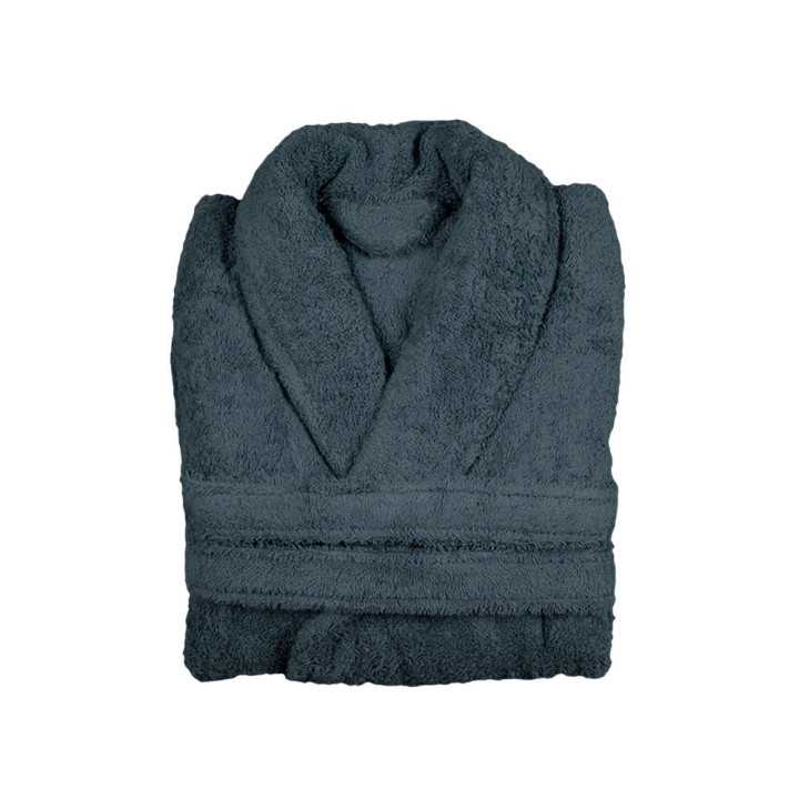 Roupão de banho Estela Petróleo | Roupão 100% algodão barato