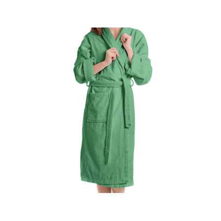 Albornoz Rizo Estela Verde | Albornoz 100% algodón Barato 2