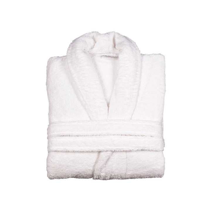 Roupão de banho Estela Branco | Roupão 100% algodão barato