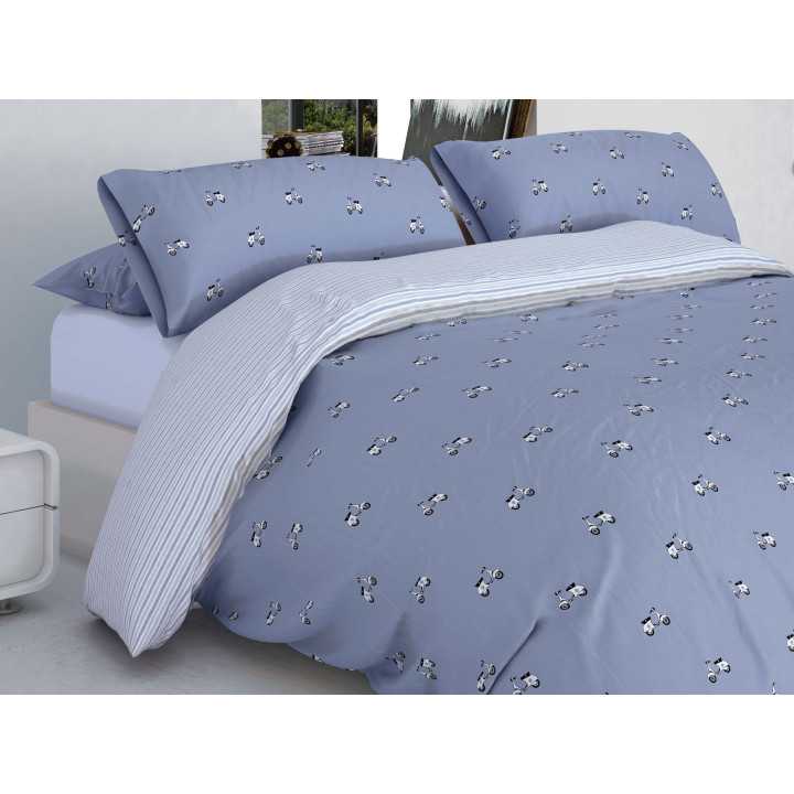 Funda Nórdica Scooter Azul| Funda Nórdica actual 3 piezas | Revitex