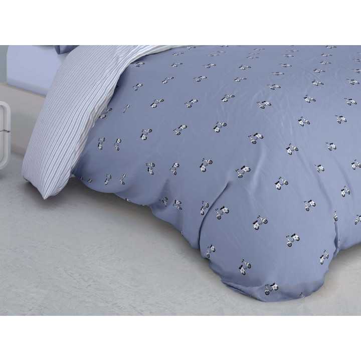 Funda Nórdica Scooter Azul| Funda Nórdica actual 3 piezas | Revitex