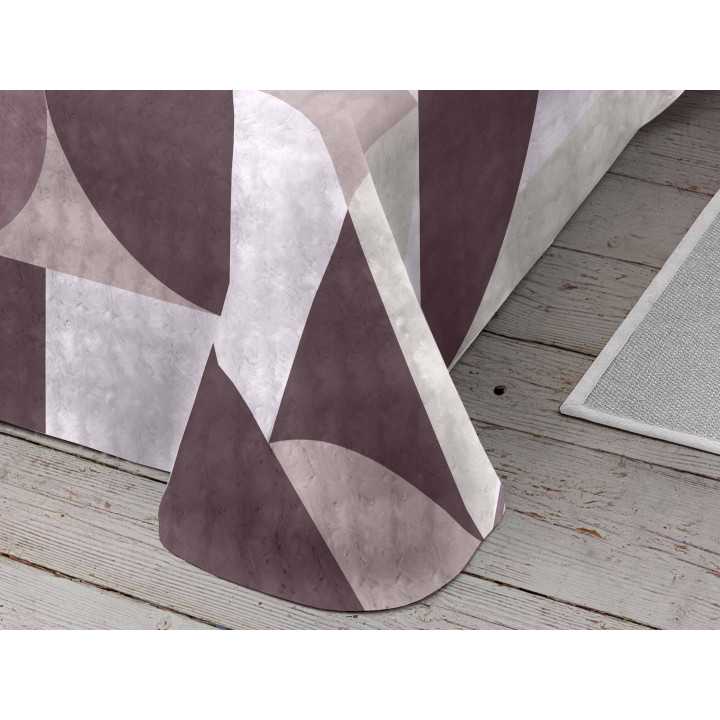 Manta Terciopelo Mady Beige | Manta estampada cama | Revitex online