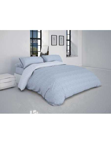 Capa de Edredão Albia Azul | Atual Capa de Edredão 3 peças | revitex