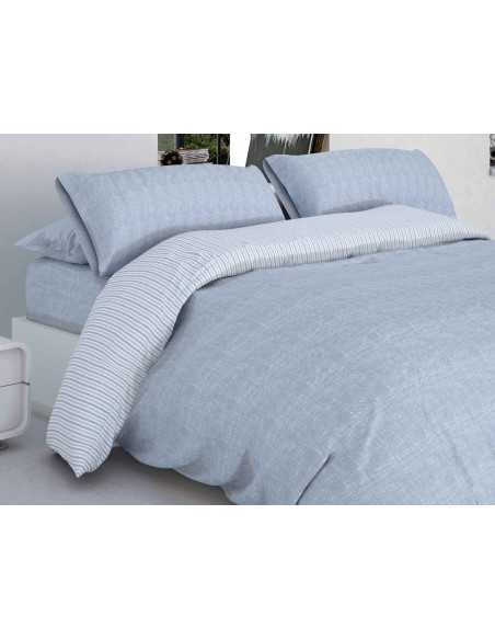 Capa de Edredão Albia Azul | Atual Capa de Edredão 3 peças | revitex