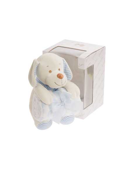 Manta Peluche Perrito Colores| Regalo bebé | Revitex onine