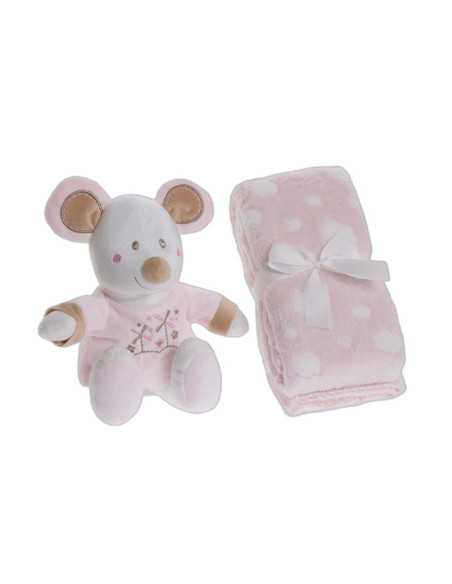 Manta Peluche Osito Colores| Regalo bebé | Revitex onine
