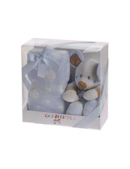 Manta Peluche Osito Colores| Regalo bebé | Revitex onine