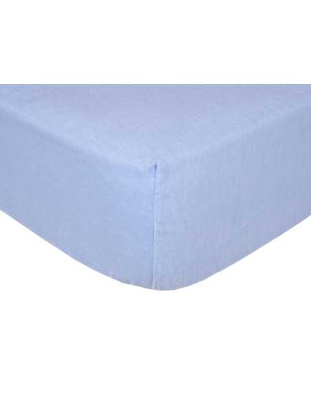 Sábana Bajera Franela ajustable Azul | Sábana bajera invierno | Revitex