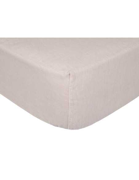 Sábana Bajera Franela ajustable Beige| Sábana bajera invierno | Revitex