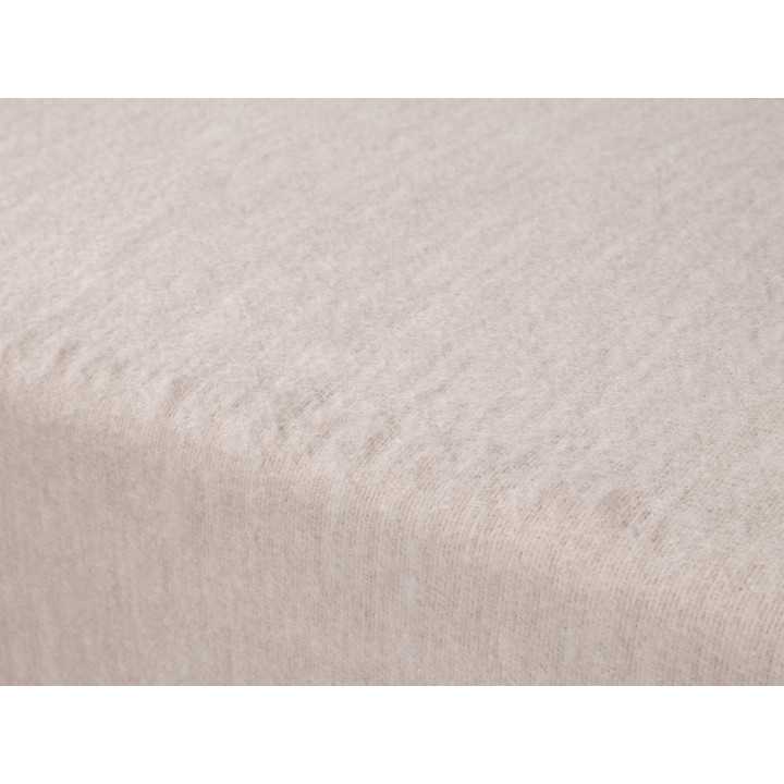 Folha ajustada Flanela Bege| Folha de fundo polar | Revitex