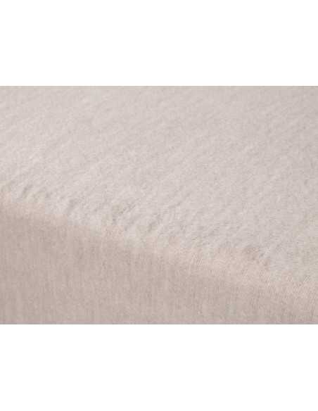 Folha ajustada Flanela Bege| Folha de fundo polar | Revitex