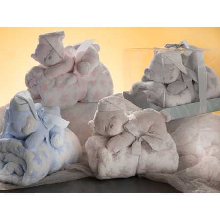 Manta Peluche Dormilón Colores| Regalo bebé | Revitex onine