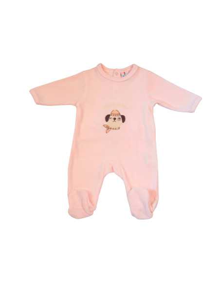 Pelele bebé Puppy | Pijama infantil con pies bebé | Revitex online