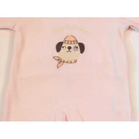 Macacão de bebê Puppy | Pijama com pezinhos de bebé | Revitex on-line 2