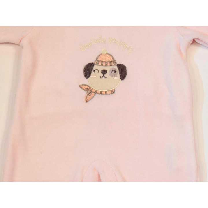 Pelele bebé Puppy | Pijama infantil con pies bebé | Revitex online