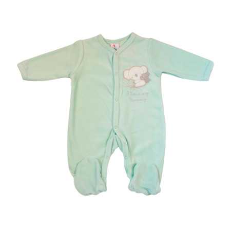 Macacão de bebê Mummy | Pijama com pezinhos de bebé | Revitex on-line