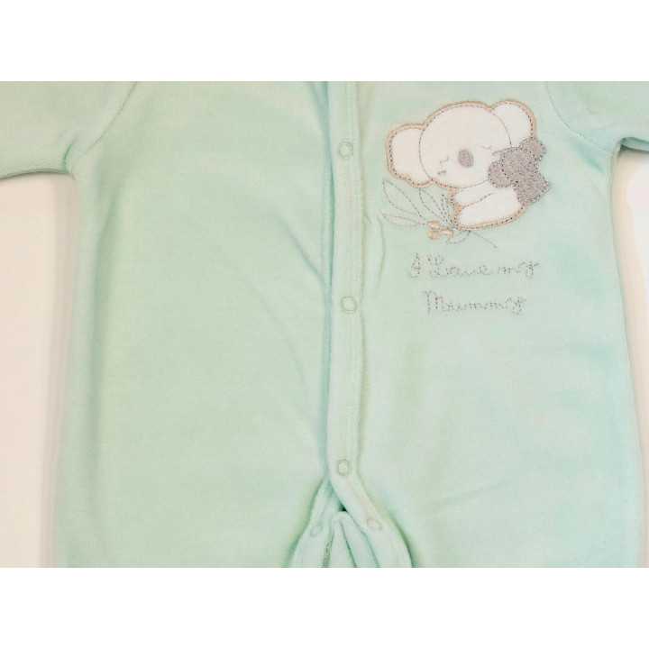 Macacão de bebê Mummy | Pijama com pezinhos de bebé | Revitex on-line