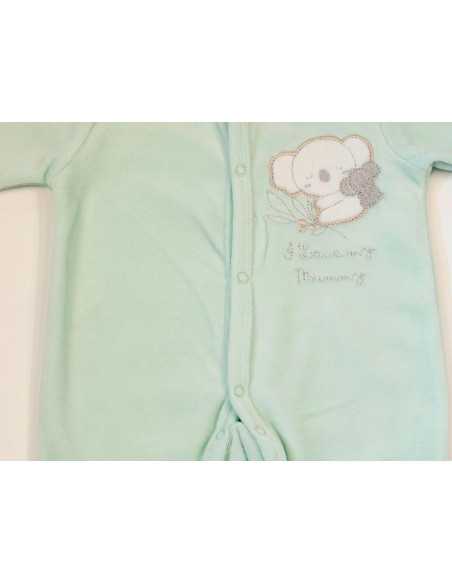 Macacão de bebê Mummy | Pijama com pezinhos de bebé | Revitex on-line