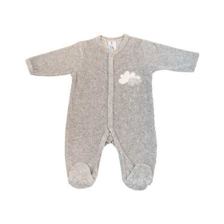 Macacão de bebê Nubens | Pijama com pezinhos de bebé | Revitex on-line