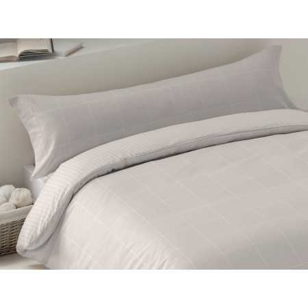 Capa edredão de flanela bege Estela | Capa de edredão reversível | Revitex 2