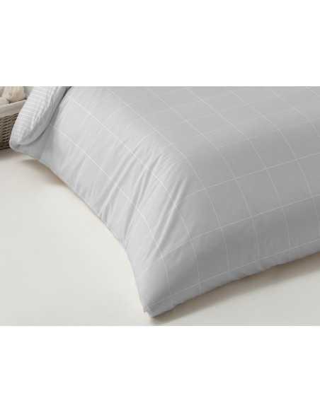 Funda Nórdica Franela Estela Gris | Funda Nórdica reversible | Revitex