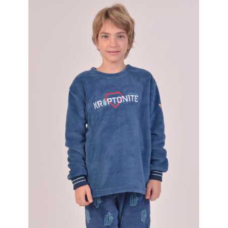 Pijama Privata Terciopelo Krypton | Pijama infantil Invierno| Revitex 2