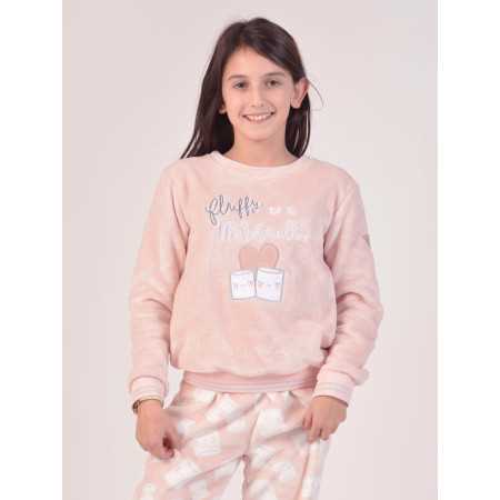 Pijama Privata Terciopelo Fluffy | Pijama infantil Invierno| Revitex 2