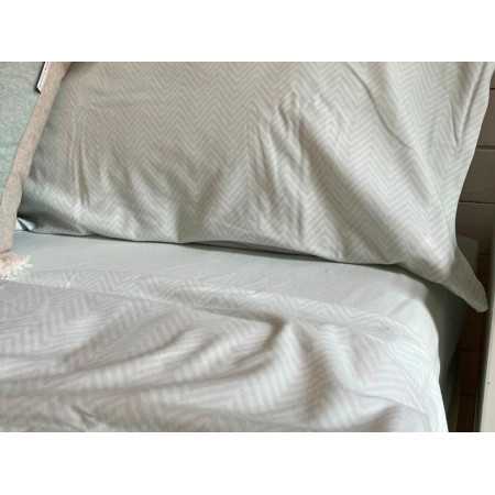 Conjunto de lençóis Velvelina Burrito Blanco Vilma Verde | Calor máximo | lençóis de inverno 2