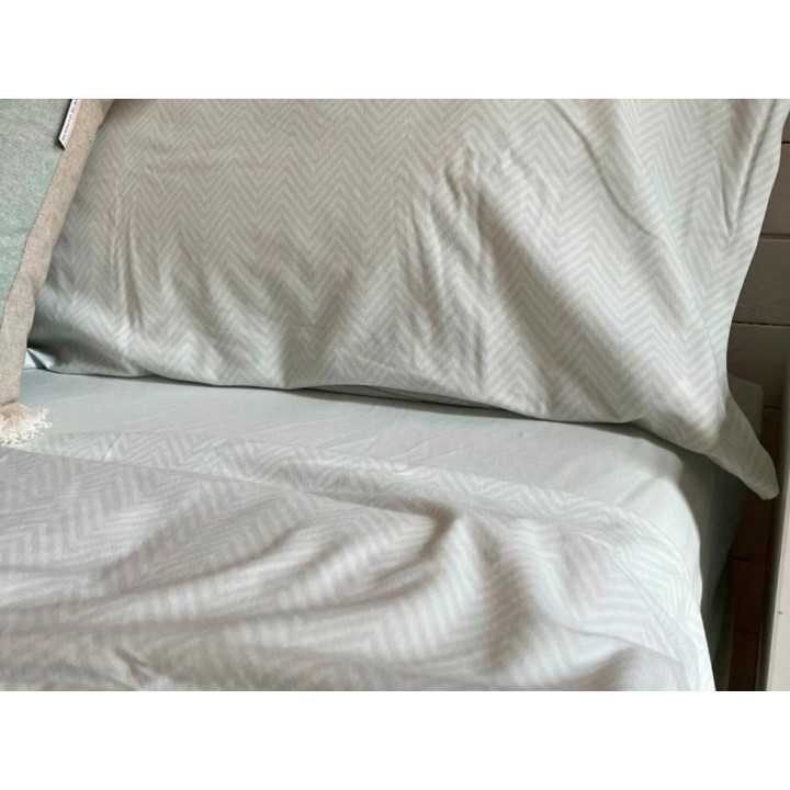 Conjunto de lençóis Velvelina Burrito Blanco Vilma Verde | Calor máximo | lençóis de inverno