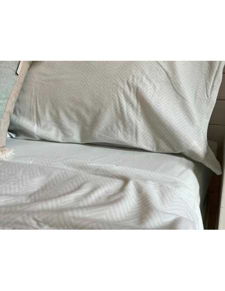 Conjunto de lençóis Velvelina Burrito Blanco Vilma Verde | Calor máximo | lençóis de inverno